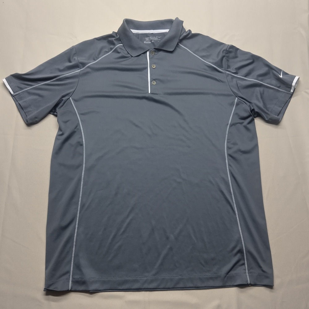 Nike Golf Tour Performance Dri-FIT Polo Shirt Gray XL 509169-021